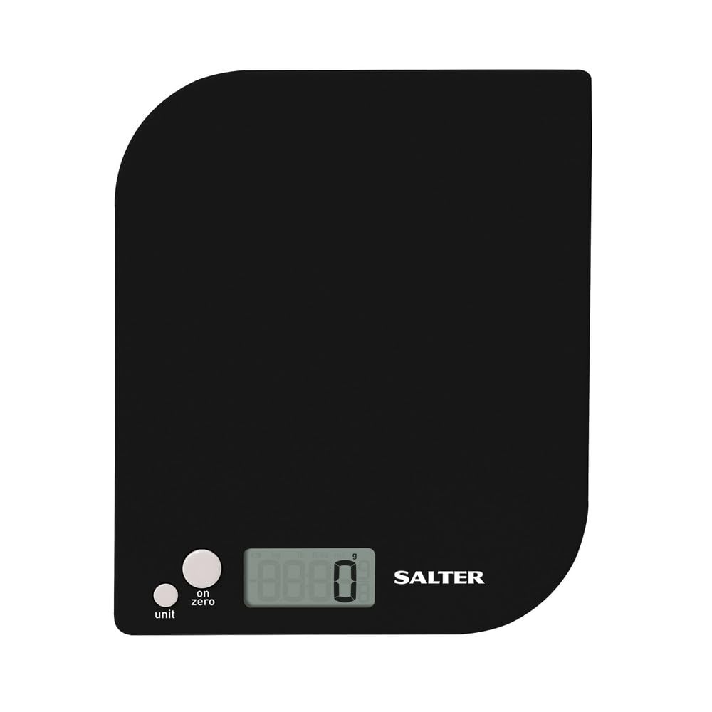 Salter Digital Kitchen Scale Up To 5Kg Black 5054061480689