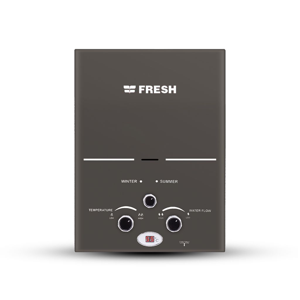 سخان مياة غاز فريش 6لتر سبا غاز طبيعي أدابتر 500011089 6221103998535