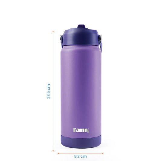 Tank Move 750ml Stainless Steel Bottle BPA free insulated Leakproof Grape 6223003247591