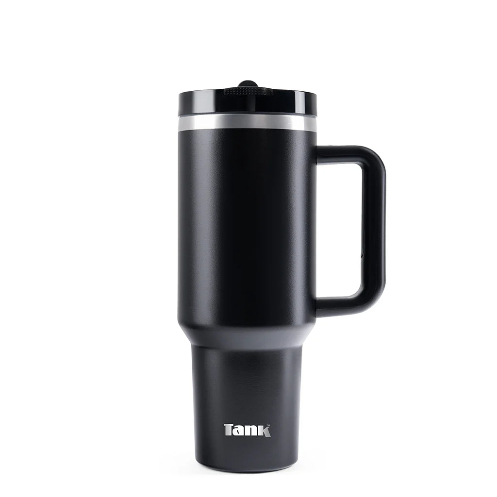 Tank Quencher 1200ml Stainless Steel Bottle BPA free insulated Leakproof Black 6223003247713