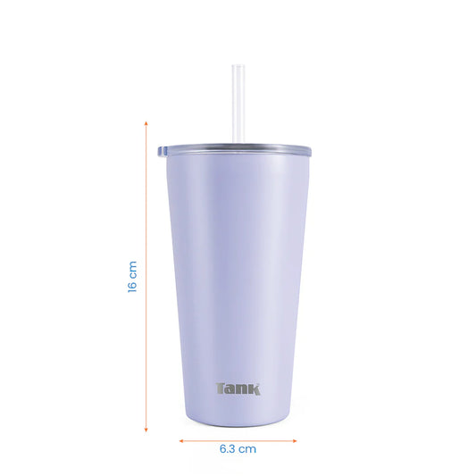 Tank Ice 480ml Stainless Steel Bottle BPA free insulated Lavender 6223003247799