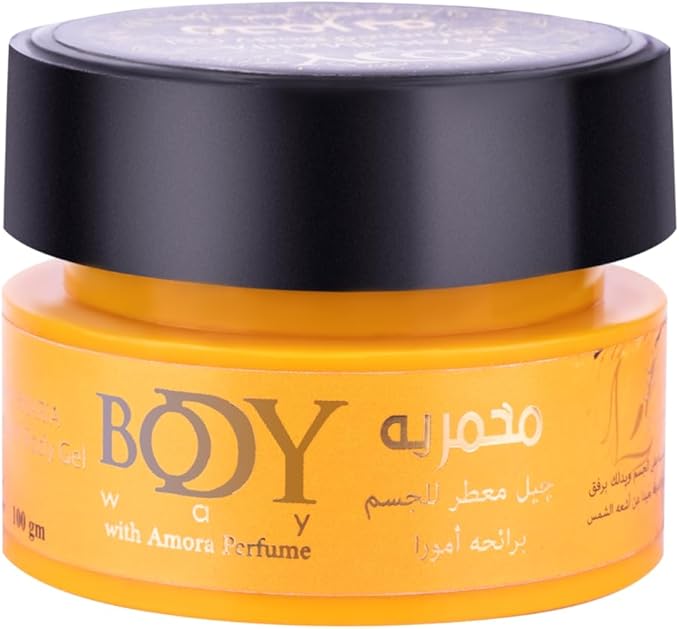 بودي واي مخمرية للجسم مع عطر أمورا 100جم 6223003501440
