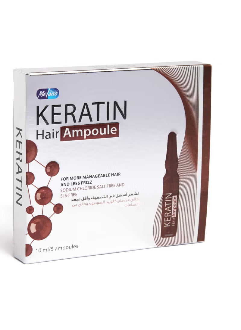 ميلانو كيراتين أمبول للشعر 5أمبولات 10مل 6224010808577