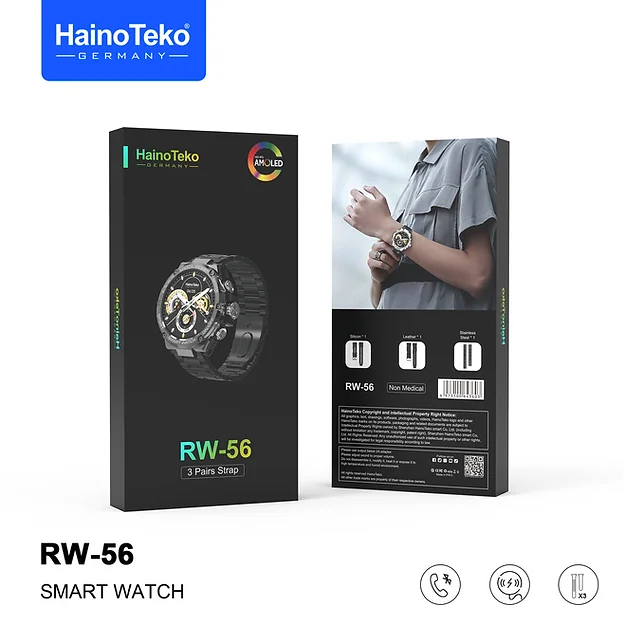 Haino Teko Smart Watch Silver Edition RW-56 6973100643603Silver