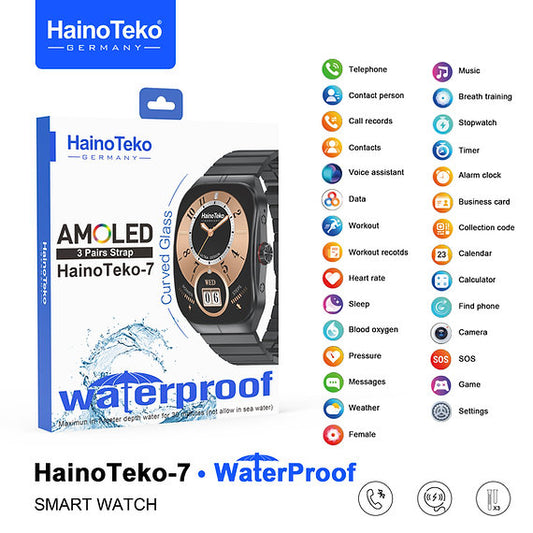 Haino Teko 7 Smart Watch Black 6973100644075Black