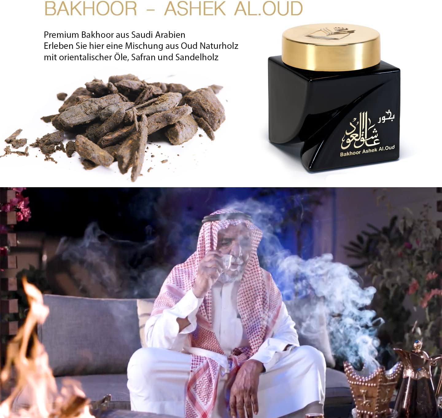 Bkhoor Ashek Al Oud Black 30G 6287015120006