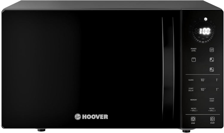 Hoover Microwave 25 Liter With Grill 900W Black HMG25STB-EGY 8059019027999