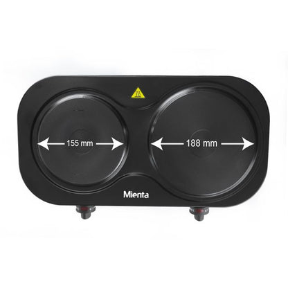 Mienta Duetto Hot Plates 2Burners 2500W 4897129250135