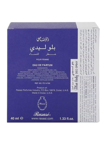 Rasasi Blue Lady 40ML 514514140017