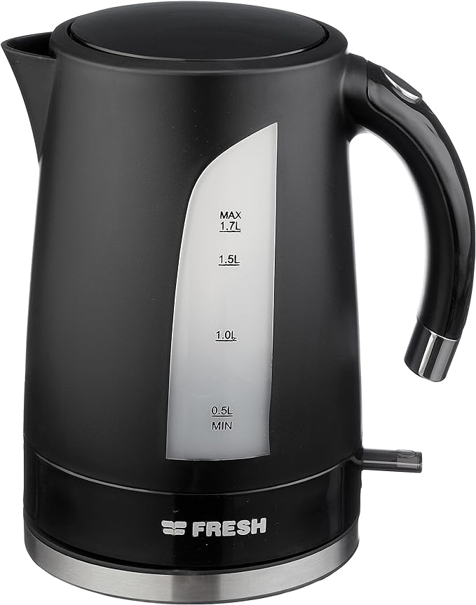 Fresh Kettle 1.7 Liters Plastic Black 500011638 6221103015577