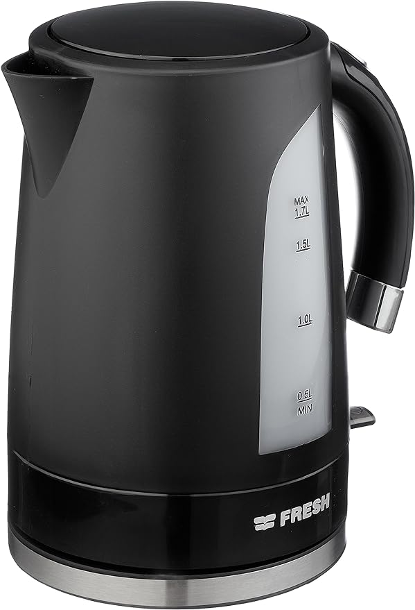 Fresh Kettle 1.7 Liters Plastic Black 500011638 6221103015577