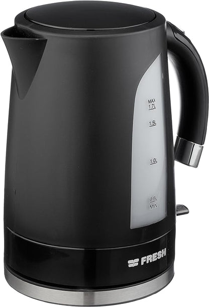 Fresh Kettle 1.7 Liters Plastic Black 500011638 6221103015577