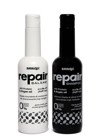 مجموعة بازيلك شامبو + بلسم زيرو سلفات 500مل 6222001305296