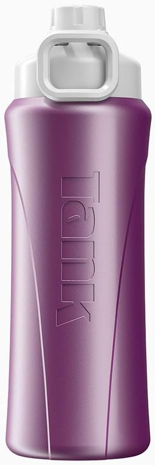 Tank Insulated Plastic Water Bottle Mini Super Cool 650M Purple 6223003242459