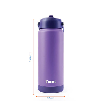 Tank Move 750ml Stainless Steel Bottle BPA free insulated Leakproof Grape 6223003247591