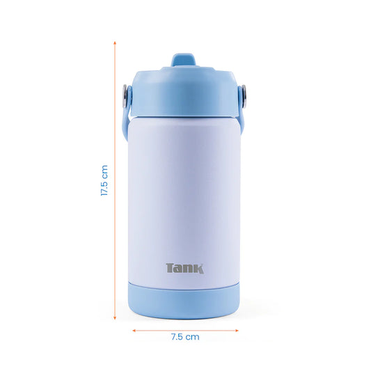Tank Move 350ml Stainless Steel Bottle BPA free insulated Leakproof Sky Blue 6223003247706