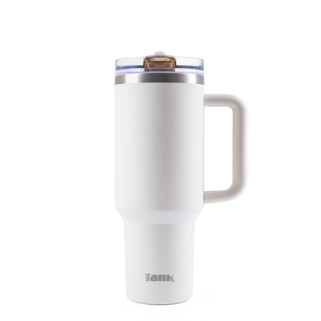 Tank Quencher 1200ml Stainless Steel Bottle BPA free insulated Leakproof Cream 6223003247751