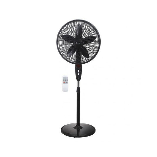 Zada Stand Fan 18Inch With Remote 5Blades 50W ZSF182T Black 6224001445545