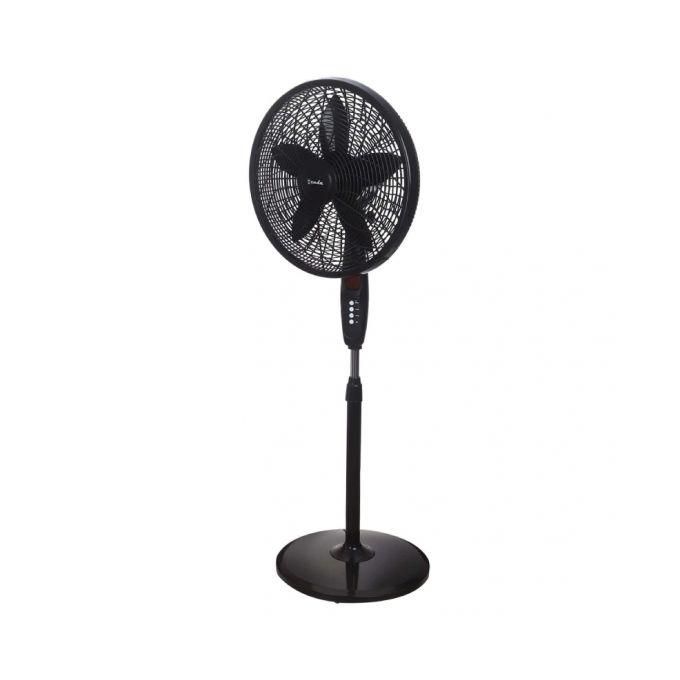Zada Stand Fan 18Inch With Remote 5Blades 50W ZSF182T Black 6224001445545