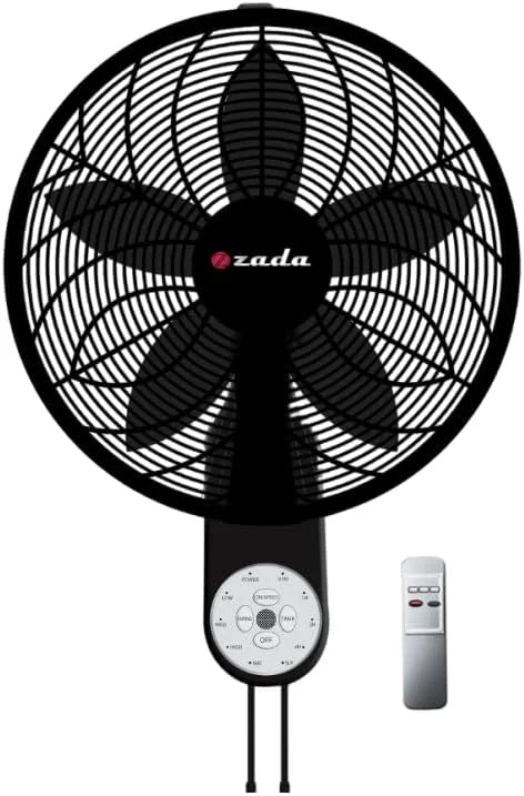 مروحة حائط زادة بريموت كونترول 18بوصة اسود zwf-50R 6224001445552