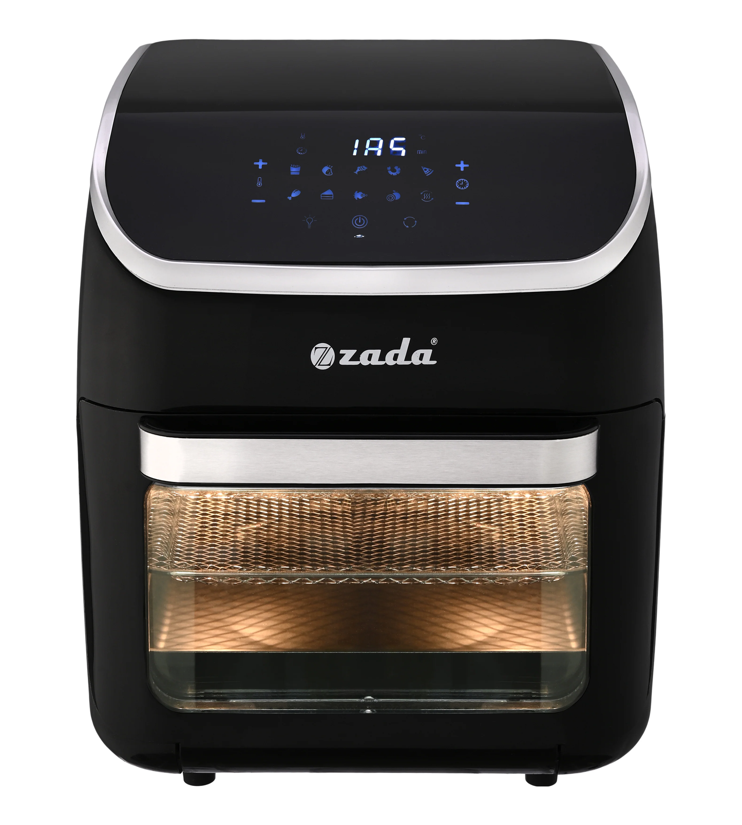 Zada Digital airfryer Oven 12L 1800W ZAF1204 Black 6224001445965Black