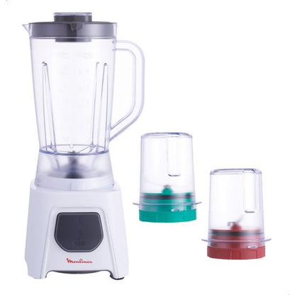 خلاط مولينكس بلينديو 450واط 1.5لتر مطحنة و كبة LM2B3126 أبيض
 6224008208433