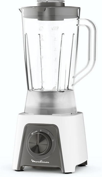 خلاط مولينكس بلينديو مع ملحقاته 1.5لتر 450واط أبيض LM2C3126 6224008208457