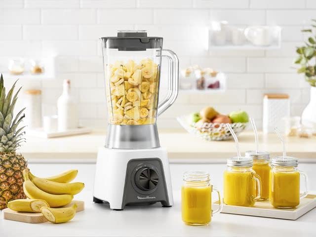 خلاط مولينكس بلينديو مع ملحقاته 1.5لتر 450واط أبيض LM2C3126 6224008208457