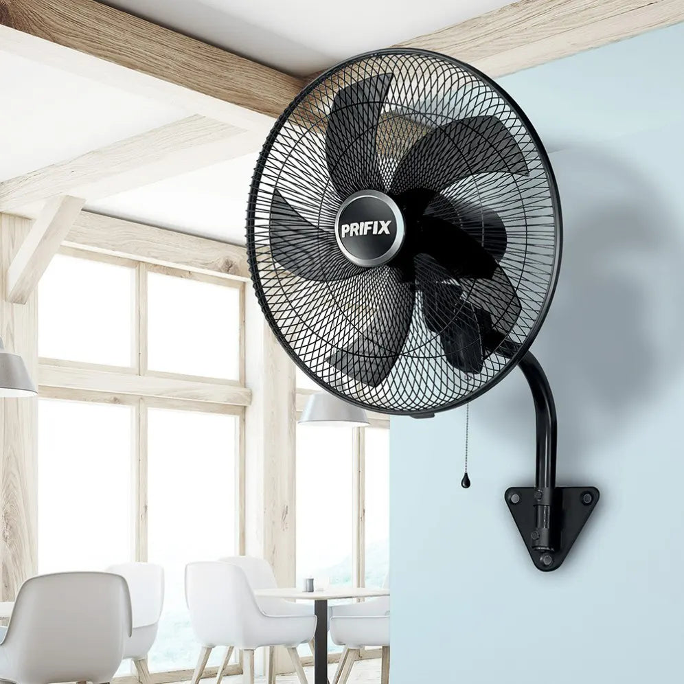 مروحة حائط بريفكس سينا 18بوصة 5ريشة أسود WFS-180 6224008439240