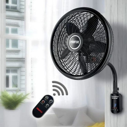 مروحة حائط بريفكس جامبو بريموت كنترول اسود WFJ-211 6224008439387