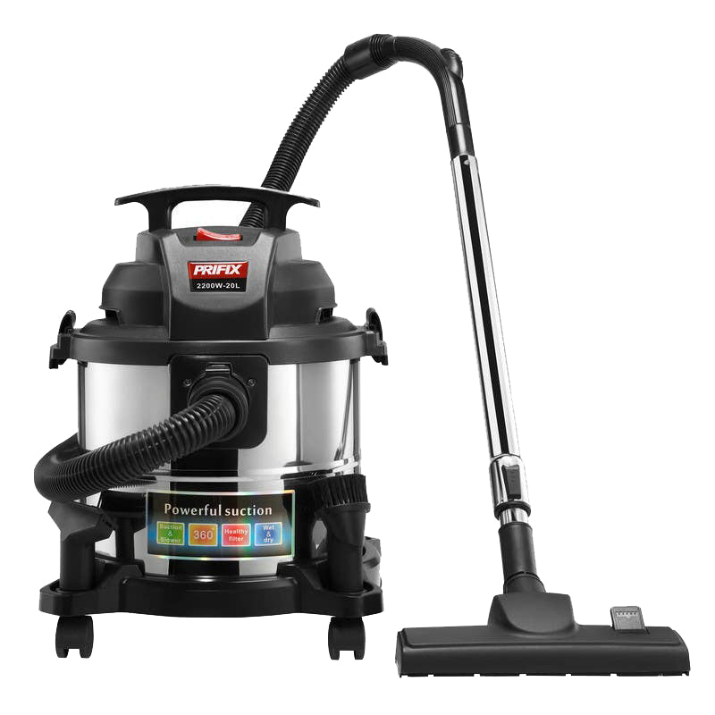 Prifix Tank Vacuum Cleaner 2200 Watt Black * Silver DVC2200 6224008439769