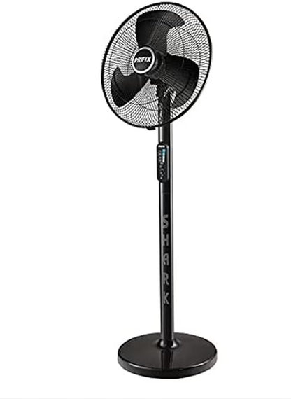 Prifix Shark Stand Fan With Remote Control 18 Inch Black SFS-181 6224008439912
