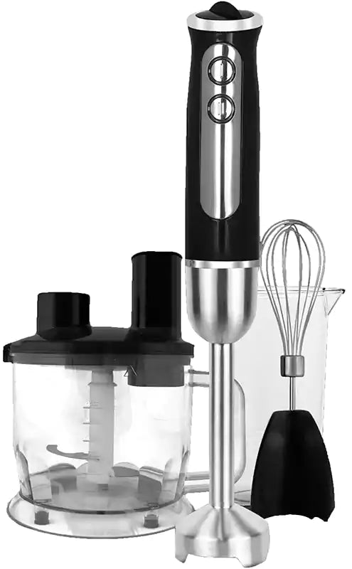 Sary Hand Blender 600 Watt 1.5 Liter Cup with Egg Beater and Chopper Black SRHBB-21019 6224010495630