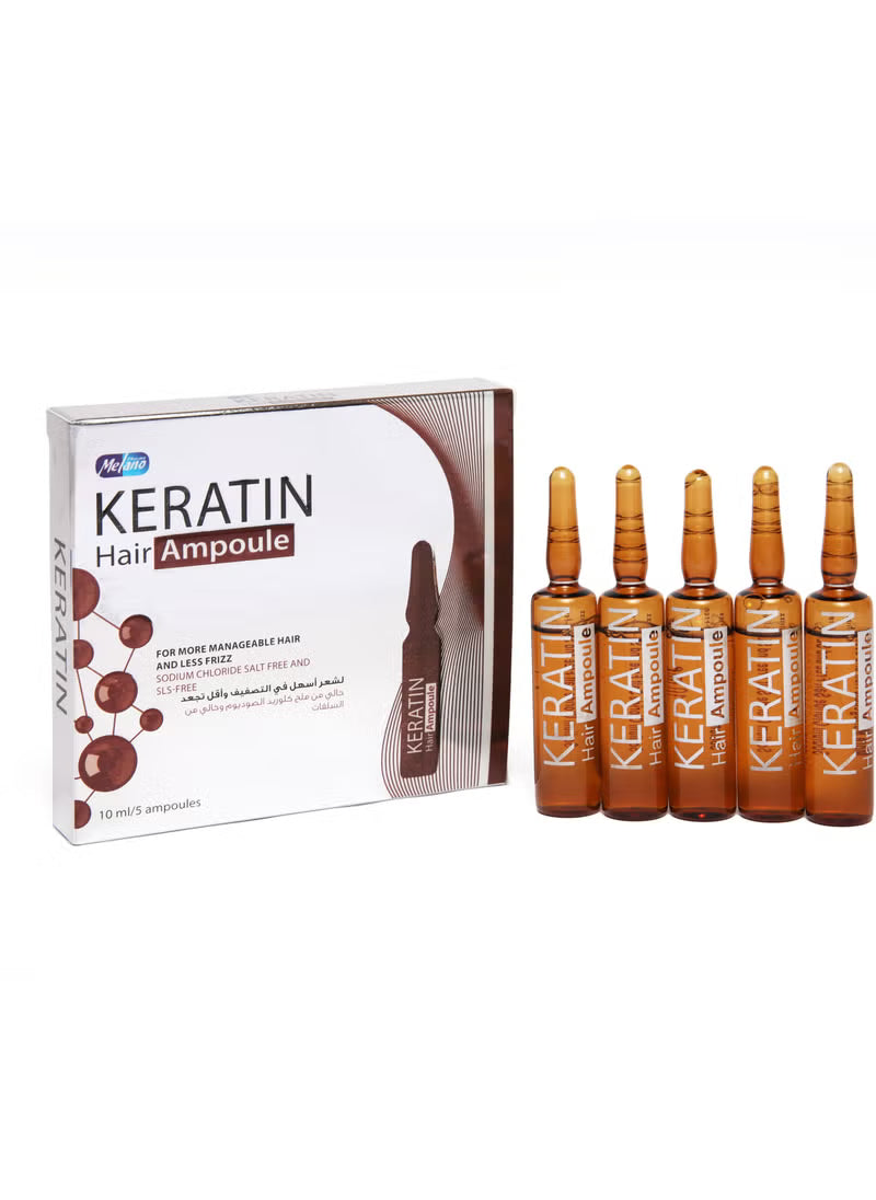 ميلانو كيراتين أمبول للشعر 5أمبولات 10مل 6224010808577