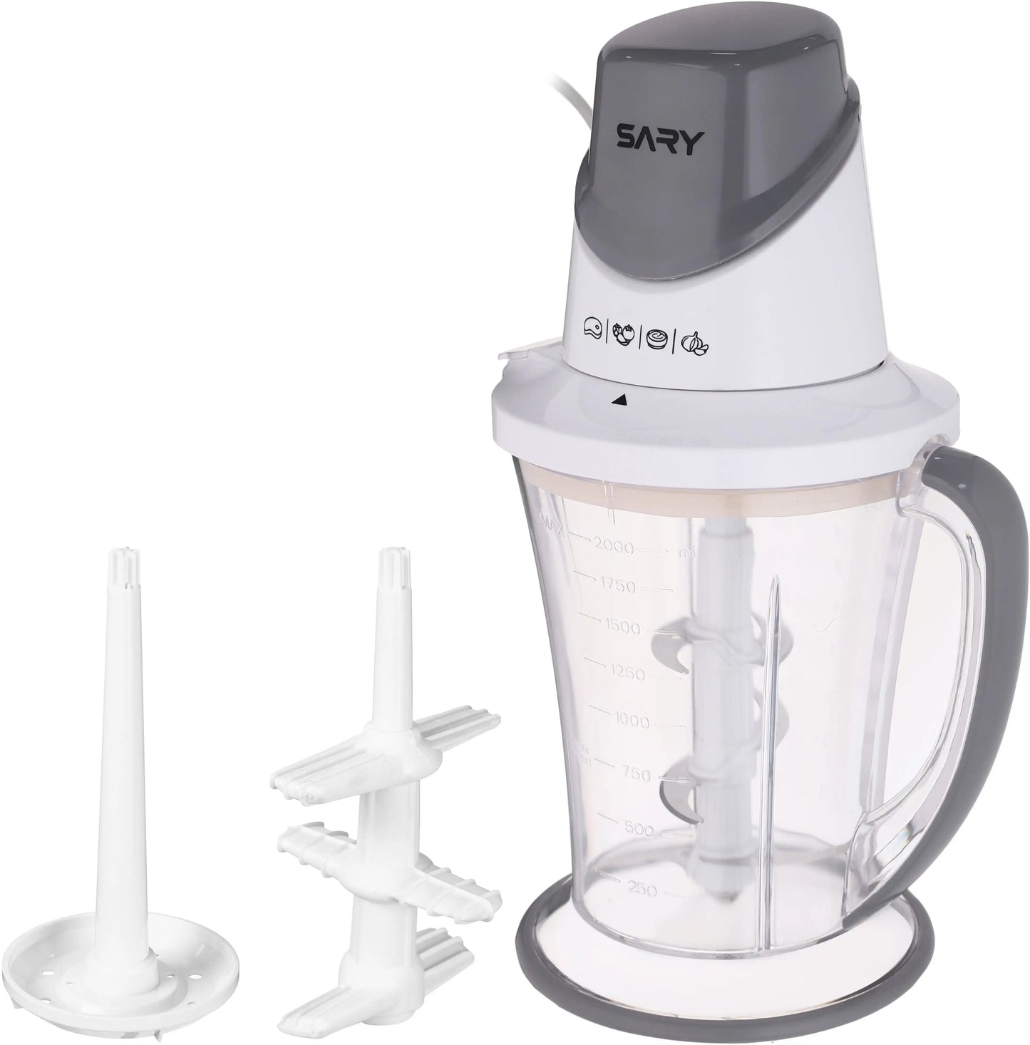 Sary Chopper 500Wat 2Lit White SR-CH210035-EG 6227438483074