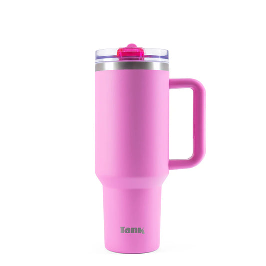 Tank Quencher 1200ml Stainless Steel Bottle BPA free insulated Leakproof Hot Pink 6233003247744