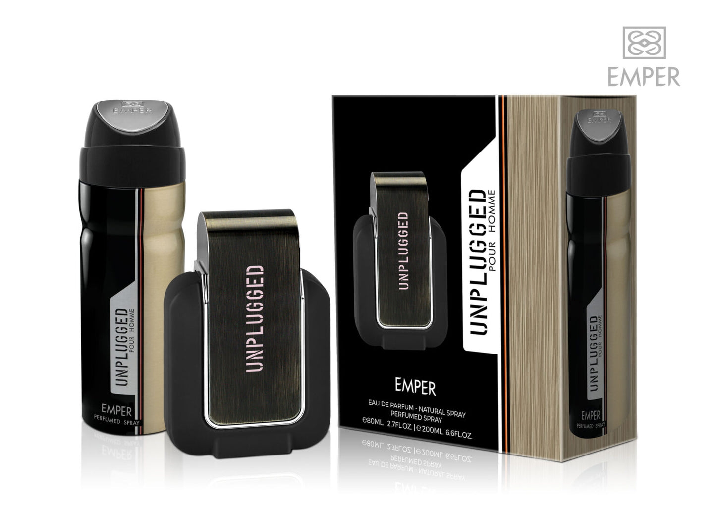 Emper UMPLUGGED For Men 80ML & Spry 200ML 6291108522981