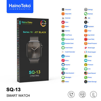 Haino Teko Smart Watch Black Edition SQ-13 6973100643986Black