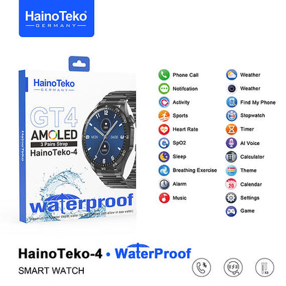 Haino Teko 4 Smart Watch Black 6973100644037Black