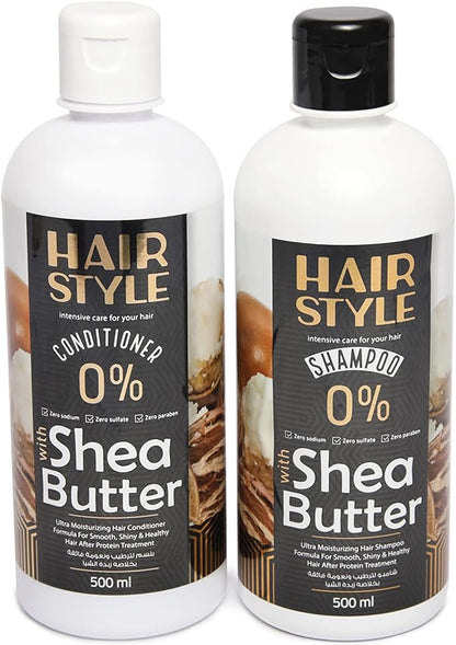 Hairstyle Zero sulfate shampoo and balsam 2X(500ml) 6222001302837