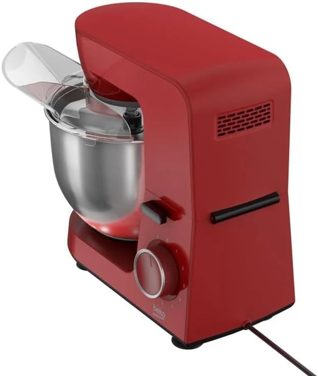 Beko Mixer 1500 Watts Capacity 5 Liters 6 Speeds Turkish Red MM5371 8690842631535