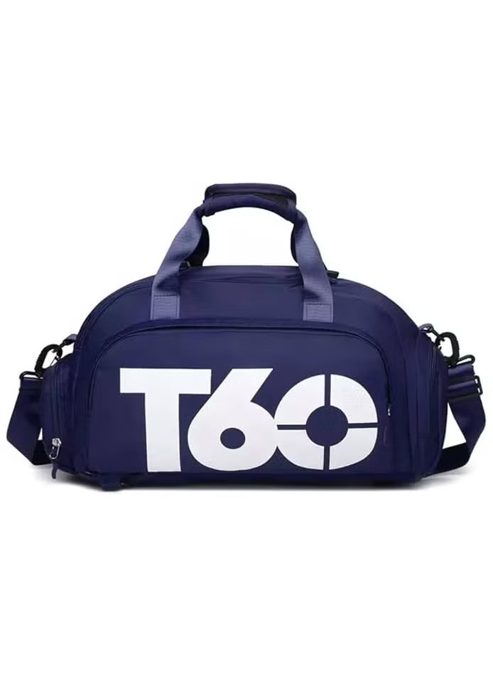 حقيبة T60 رياضية حقيبة ظهر مع جيب حذاء مقاوم للماء كحلي AUF50002
