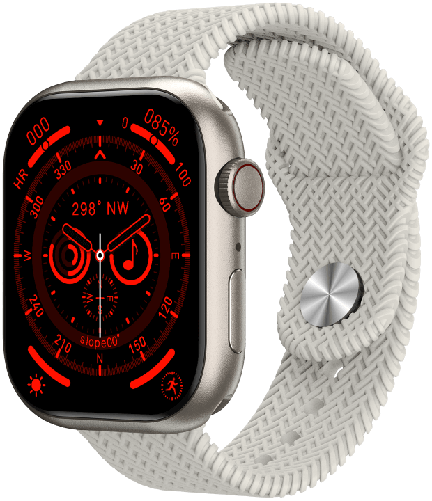 HK 10 Pro A Smart Watch Silver HK10-Pro-A-Silver