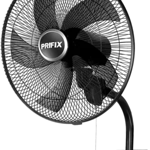 Prifix Siena Wall Fan, 18 inch, 5 Blades, Black, WFS-180