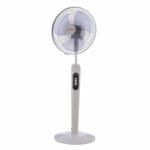 Fresh Richy Stand Fan, 16 Inch, 3 Blades, 3 Speeds - Grey