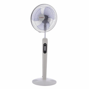 Fresh Richy Stand Fan, 16 Inch, 3 Blades, 3 Speeds - Grey
