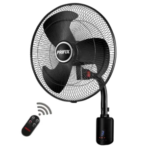 Prifix Wall Fan Shark 18 Inch With Remote Black WFS-181